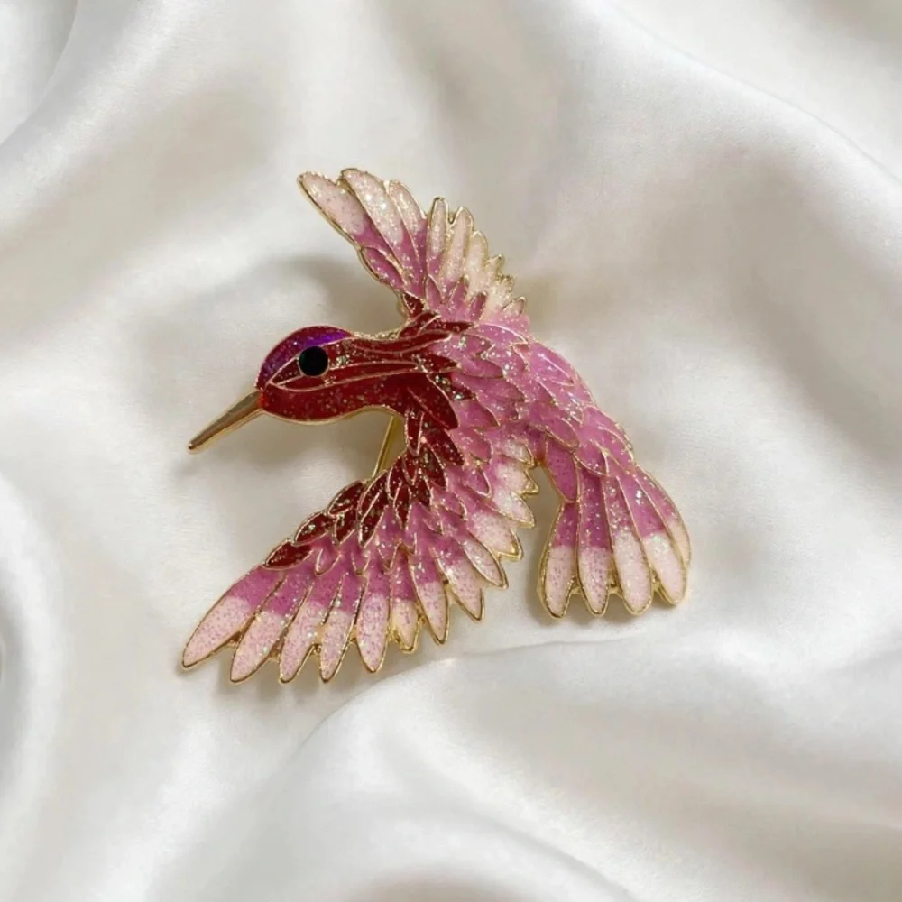 Hummingbird Brooch
